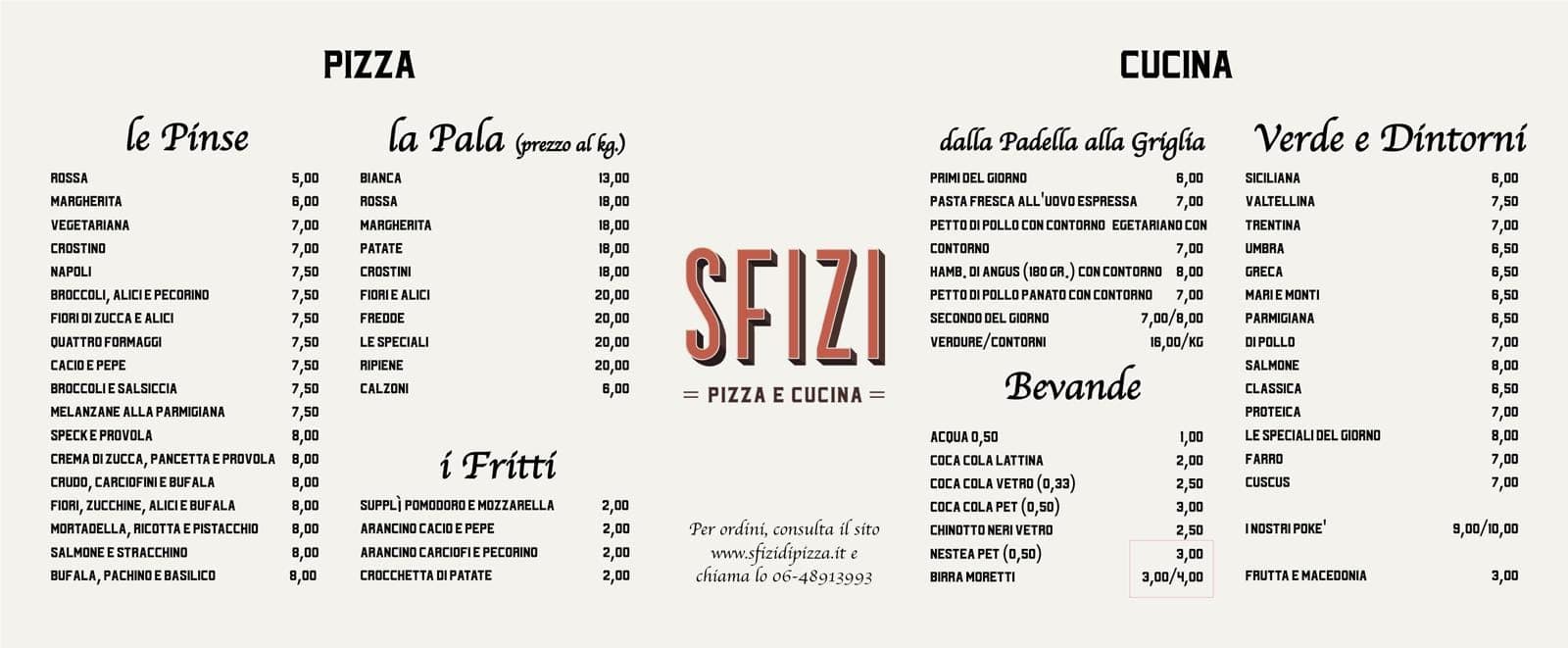 Sfizi di pizza