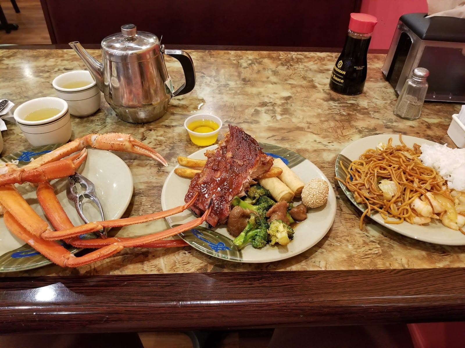 Hibachi grill buffet