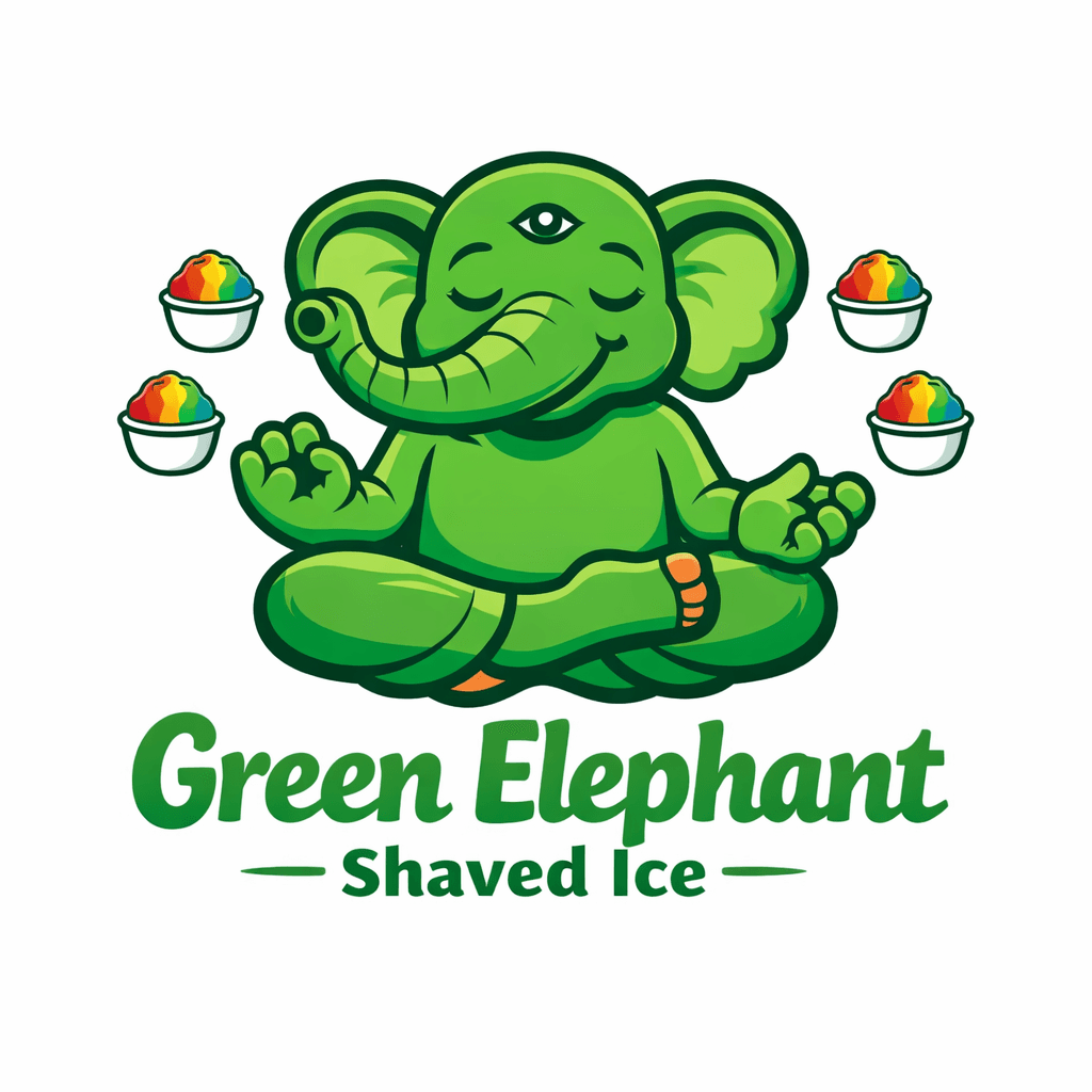 Green Elephant Shaved Ice