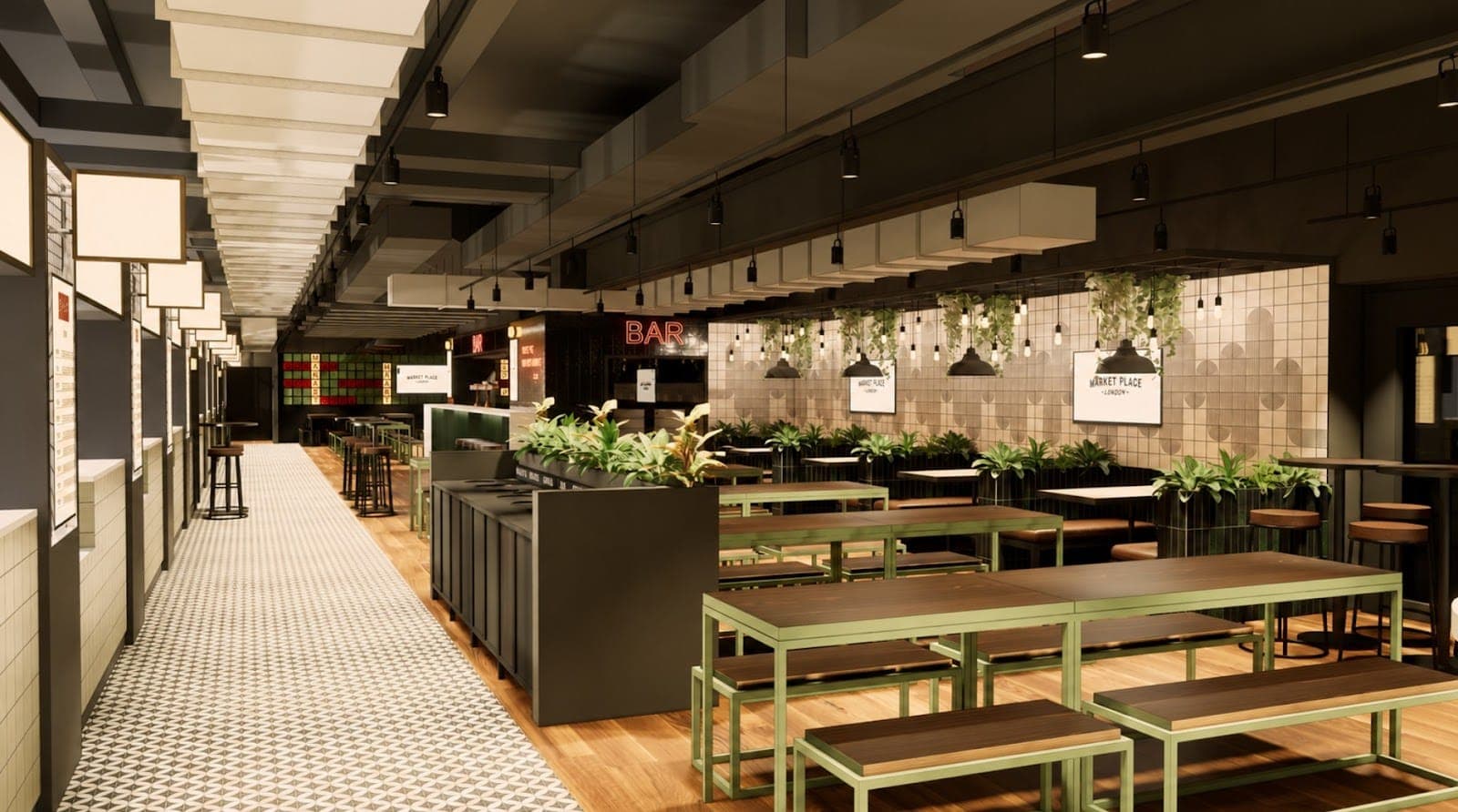 Market Place Food Hall Victoria