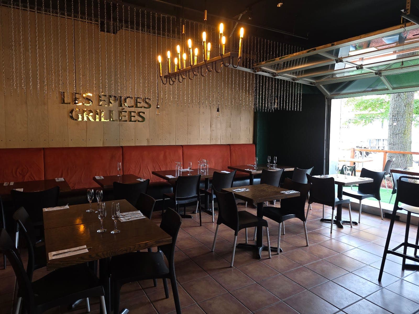 les épices grillées