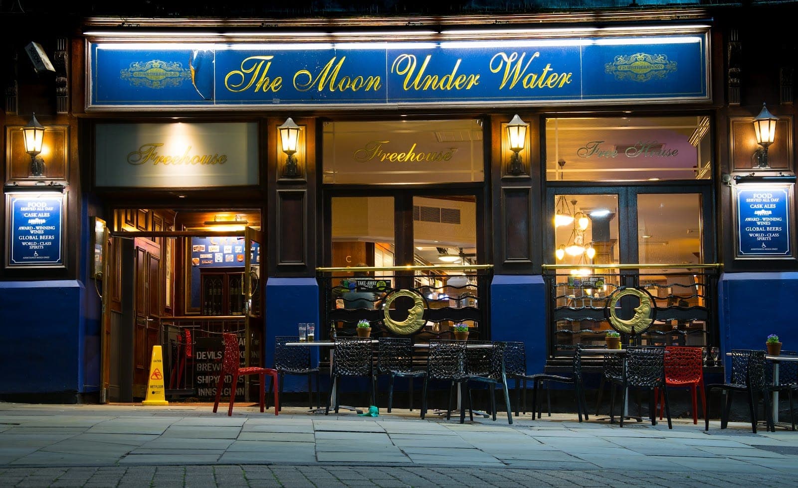 The Moon Under Water